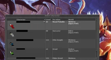 Vendo Char Global Tibia