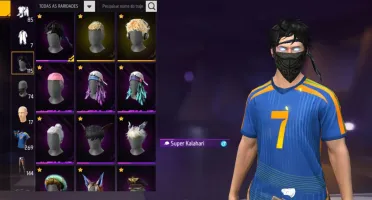 Conta de free fire de 6 anos muito rara