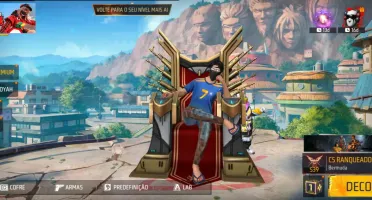 Conta de free fire de 6 anos muito rara