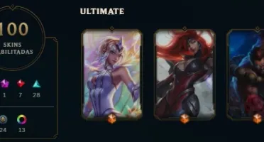 Conta | League of Legends | 100 Skins