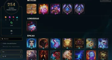Conta | League of Legends | 100 Skins