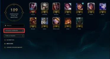 Conta lol level 50+ unranked