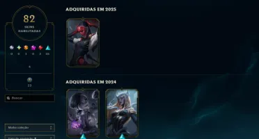 Conta League of Legends – 82 skins