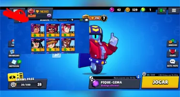 Conta do Brawl Stars 18.000 troféus