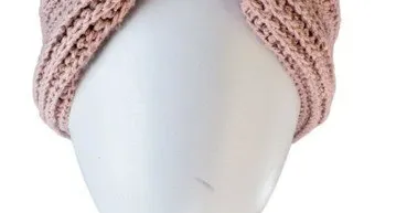 Touca Turbante de Crochê
