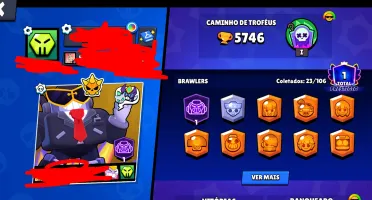 Conta Brawl Stars - Wattson Top (Todos Buffies E Hyper)