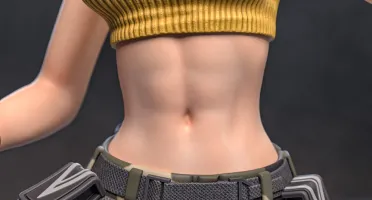 Azerama - King of Fighters - Leona Heidern - 3D STL