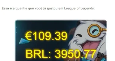 Conta de League Of Legends