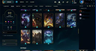 Conta League Of Legends Prata1 C/ Skin da Cait Prestígio
