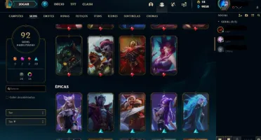 Conta League Of Legends Prata1 C/ Skin da Cait Prestígio