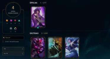 3 contas de LoL