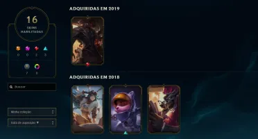 3 contas de LoL