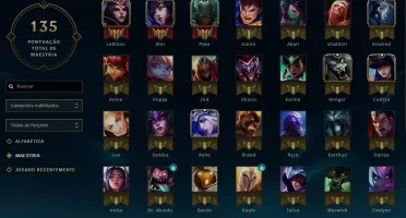 3 contas de LoL