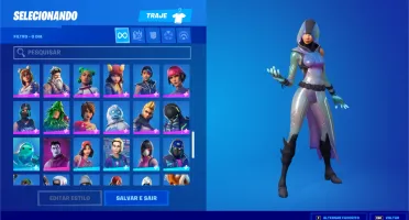 CONTA FORTNITE / 115 SKINS / PASSE 6 ATÉ O ULTIMO / STW