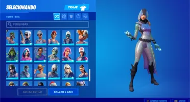 CONTA FORTNITE / 115 SKINS / PASSE 6 ATÉ O ULTIMO / STW