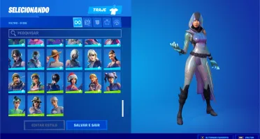 CONTA FORTNITE / 115 SKINS / PASSE 6 ATÉ O ULTIMO / STW