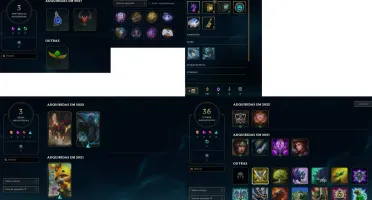 CONTA LOL 39 CAMPEÕES E 3 SKINS