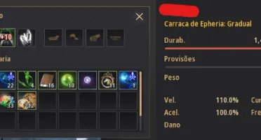 Conta Black Desert 600 Reais