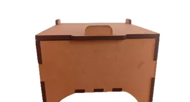 Kit Caixa de mdf com tampa, caixinha tipo porta treco 9x9