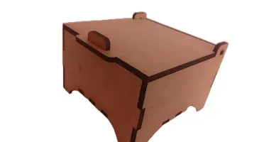 Kit Caixa de mdf com tampa, caixinha tipo porta treco 9x9