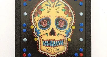 Quadro Caveira Mexicana #7