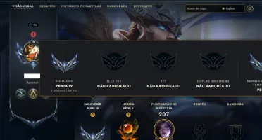 Prata 4 com 65 Champs e 32 Skins