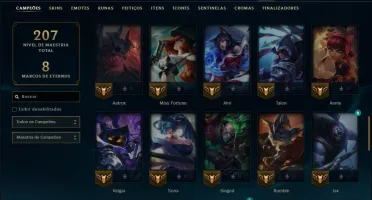 Prata 4 com 65 Champs e 32 Skins
