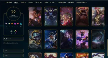 Prata 4 com 65 Champs e 32 Skins
