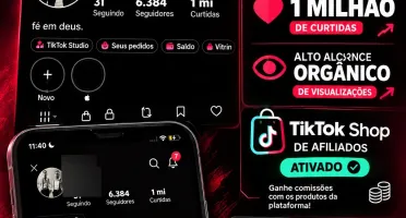 Conta TikTok 6.3k Seguir e 1M Curtidas com TikTok Shop Liber