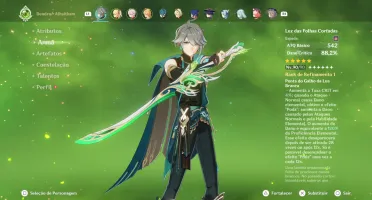 Conta Genshin AR 55 Alhaitam + Bis