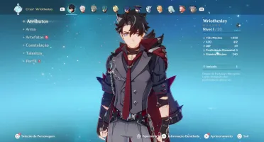 Conta Genshin AR 55 Alhaitam + Bis