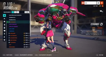 Conta Overwatch recheada de skins