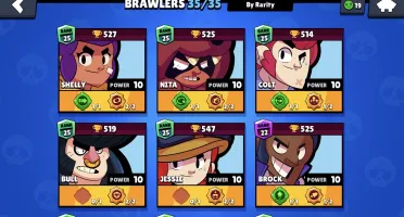 Conta Brawl 34/34 Brawlers