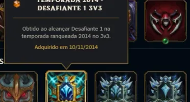 Conta lol ex challenger todos champs e skins raras do jogo