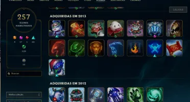 Conta lol ex challenger todos champs e skins raras do jogo