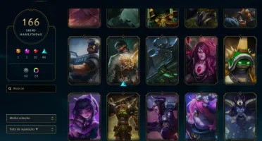 Conta lol ex challenger todos champs e skins raras do jogo