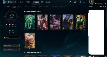 CONTA LEAGUE OF LEGENDS
