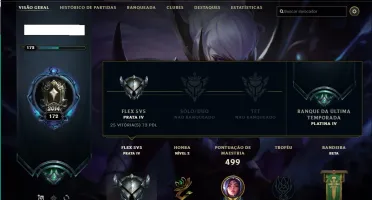 CONTA LEAGUE OF LEGENDS