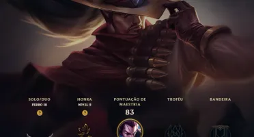 Conta lol ferro 3 para smurfar com yasuo velho oeste