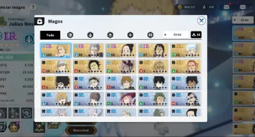 Conta Black clover nível 20 com rei Julius 5 estrelas