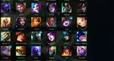 CONTA LEAGUE OF LEGENDS