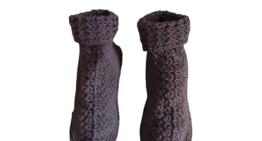 Pantufa de Lã Adulto Marrom 39