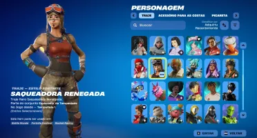 Conta Fortnite | 102 Skins | Renegade Raider