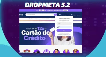Tema Dropmeta 5.2 Versão Nova 2024 Shopify
