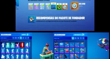 CONTA FORTNITE + 180 SKINS
