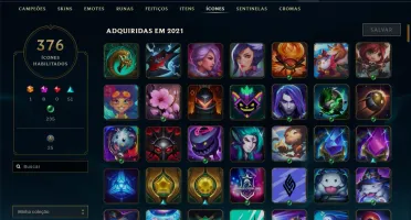Conta LoL - 450 skins