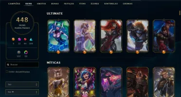 Conta LoL - 450 skins