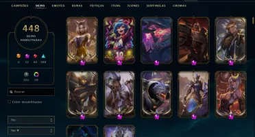 Conta LoL - 450 skins