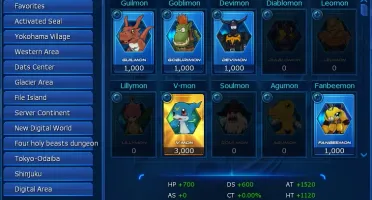 Conta DMO Alphamon X