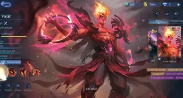 Conta Mobile legends, muitas skin